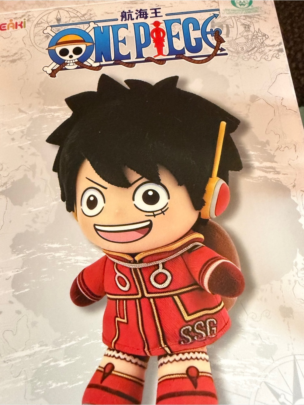 One Piece Nami plush pendant from the TOP TOY x EAKI Egghead Arc Series - Picture 3 of 5